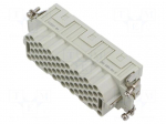 Connector: HDC | contact insert | female | CQEE | PIN: 64 | 16A | 600V