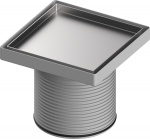 TECEdrainpoint S grate frame stainless steel,150mm