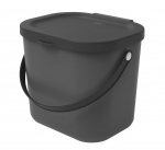 ROTHO Albula Anthracite - waste sorting container - 6l