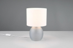 Vela table lamp E14 grey/white gaismeklis