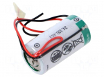 Battery: lithium | C | 3.6V | 8500mAh | non-rechargeable | cables | 150mm