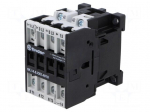 Contactor: 4-pole | NO x3 + NO | 24VAC | 18A | for DIN rail mounting