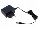 Power supply: switching | mains,plug-in | 6VDC | 1A | 6W | Out: 5,5/2,1