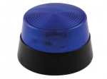 LED FLASHING LIGHT - BLUE - 12 VDC - &oslash; 77 mm