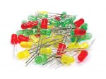MIXED LED SET - 80 pcs - 2 SIZES - 3 COLOURS