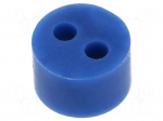 Insert for gland | 3mm | M16 | IP54 | silicone | Holes no: 2 | -50&divide;200&deg;C