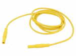 Test lead | 16A | banana plug 4mm,both sides | insulated | Len: 2m