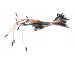 SET OF AWG JUMPER WIRES  - ONE PIN MALE TO MALE (65 pcs)