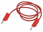 Test lead | 60VDC | 30VAC | 32A | Len: 1m | red | Cond.cross sec: 2.5mm2