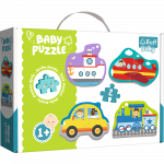 M&auml;nguala | PC | Konsoolid | Tarvikud // Harivad m&auml;nguasjad | Interaktiivsed | Loomingulised | Kunstilised // Puzzle - Baby Classic - Pojazdy transportowe - Samolot Statek Auto Pociąg - Trefl 36075
