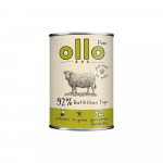 OLLO Pure Beef and Green tripe - wet dog food - 400g