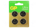 Battery: lithium | coin | CR2450 | 3V | 540mAh | non-rechargeable | 4pcs.