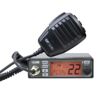 Radio station CB CRT Alpha N ASQ, 4W, NRC, Echo, RF Gain, Roger Beep, color display, 12V-24V
