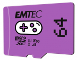 Emtec MicroSDXC 64GB UHS-I U3 V30 A1 Gaming Purple