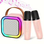 TV, SAT, HDMI, DVI kaablid ja tarvikud // Koaksiaalkaablite pistikud, tarvikud ja t&ouml;&ouml;riistad // ZS55A Zestaw karaoke bluetooth głośnik  + 2x mikrofon r&oacute;żowy