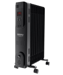 Electric oil heater with remote control CAMRY CR 7810 9 ribs black
