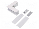 Connector 270&deg; | white | aluminium | Application: VARIO30-02