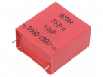 Capacitor: polypropylene | 1uF | 1kV | THT | &plusmn;10% | 37.5mm