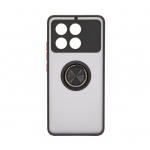 Back panel cover iLike Xiaomi Poco X6 Pro Hybrid Case With Ring Black