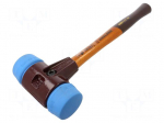Hammer | 405mm | W: 150mm | 1.46kg | 60mm | round | elastomer | wood