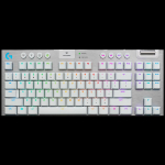 LOGITECH G915 X LIGHTSPEED TKL Wireless Gaming Keyboard - WHITE - US INT'L - 2.4GHZ/BT - EMEA28i-935 - TACTILE