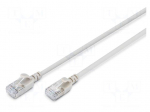 Patch cord | F/FTP | Cat 6a | RJ45 plug,both sides | stranded | Cu | 1m