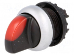 Switch: rotary | Stabl.pos: 1 | 22mm | red | Illumin: M22-FLED,M22-LED