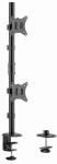 Monitor mount Gembird Adjustable 2-display Vertical Desk Mount