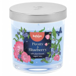Bolsius Floral Fusion Scented Candle 80x72mm Peony & Blueberry