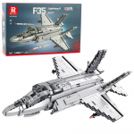 M&auml;nguala | PC | Konsoolid | Tarvikud // Harivad m&auml;nguasjad | Interaktiivsed | Loomingulised | Kunstilised // Klocki konstrukcyjne Samolot Myśliwski F-35 Lightning II Szary 1490 el.