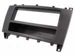 Radio mounting frame | Mercedes | 1 DIN | black
