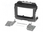 Radio mounting frame | Kia | 2 DIN | black
