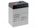 Re-battery: acid-lead | 6V | 5Ah | AGM | maintenance-free | 70x47x101mm