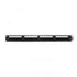 Kommutatsioonipaneel CAT6 UTP 19" 24 porti (Patch paneel), 1U | QOLTEC
