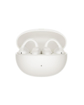 True Wireless Bluetooth 6.0 Open-Ear Earbuds Bass BC1 with Charging Case, White