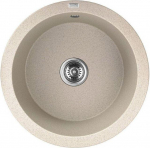Dafne, granite sink, d=51cm,without tap hole,beige
