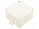 Enclosure: junction box | X: 98mm | Y: 98mm | Z: 60mm | wall mount | IP67