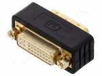 Adapter | DVI-I (24+5) socket,DVI-I (24+5) plug | black