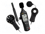 Thermoanemometer | LCD 2,75" | Vel.measur.resol: 0.1m/s | -40&divide;70&deg;C