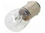 Filament lamp: bayonet | BA15D | 15W | 230VAC | white warm