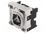 Mounting unit | 22mm | 45 | front fixing | metal