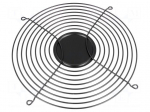 Guard | 254x254mm | Mat: metal | Mounting: screw | Colour: black