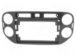 Radio frame | VW | black | 9"