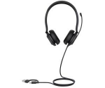 Yealink UH35, Headset black, UC variant, USB-A and USB-C, Dual