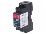 Power supply: switched-mode | 15W | 24VDC | 24&divide;28VDC | 0.63A | 100g