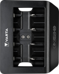 Varta LCD Universal Charger+, charger (black, charges up to 4 AA, AAA, C, D or 1x 9V)