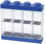 Room Copenhagen LEGO minifigures display case blue, storage box (transparent, transparent)