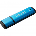 Kingston IronKey Vault Privacy 50 256 GB USB Flash Drive Light Blue/Black USB-C 3.2 Gen 1