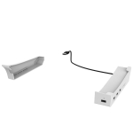 iPega P5S008 Horizontal Stand with USB HUB for PS5 Slim/PS5 Pro / White