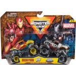 Spinmaster Monster Jam 2-Pack Iron Man vs. War Machine (1:64 Scale)